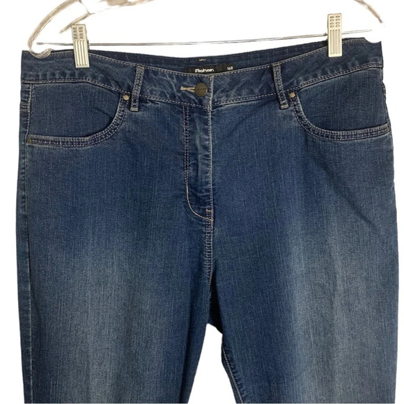 Rohan Women’s Straight Leg Blue Jeans Sun Protective Clothing UPF 40+ Size 16R - Picture 3 of 14
